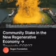 Community Stake in the New Regenerative Economy → Towards COP27