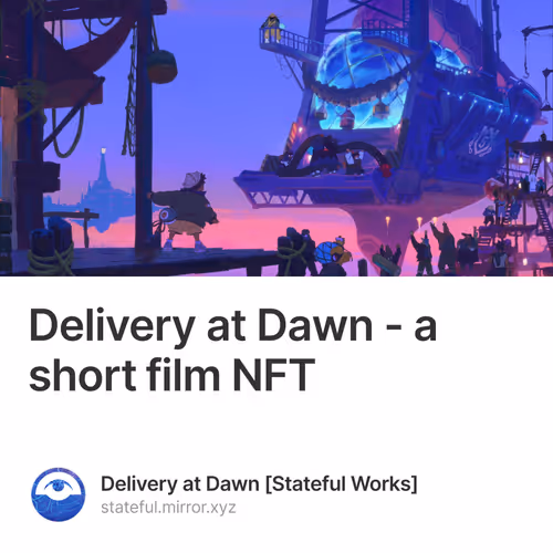 Delivery at Dawn - a short film NFT 45