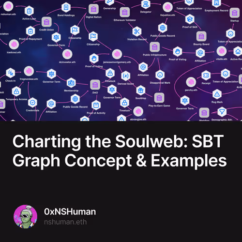 Charting the Soulweb SBT Graph Concept & Examples