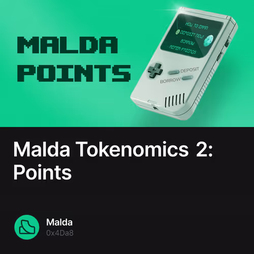 Malda Tokenomics 2: Points 6