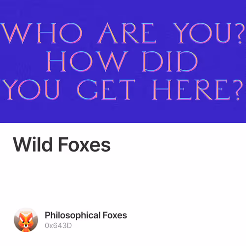 Wild Foxes 5/500