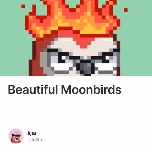Beautiful Moonbirds