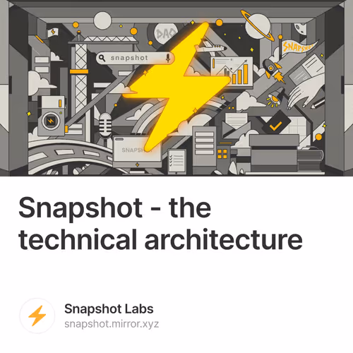 Snapshot - the technical architecture 152/500