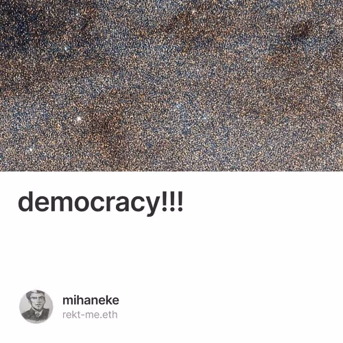 democracy!!! 13/500