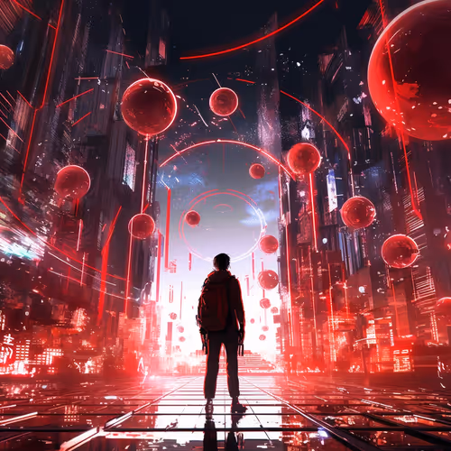 The Scarlet Symphony of Optimistic