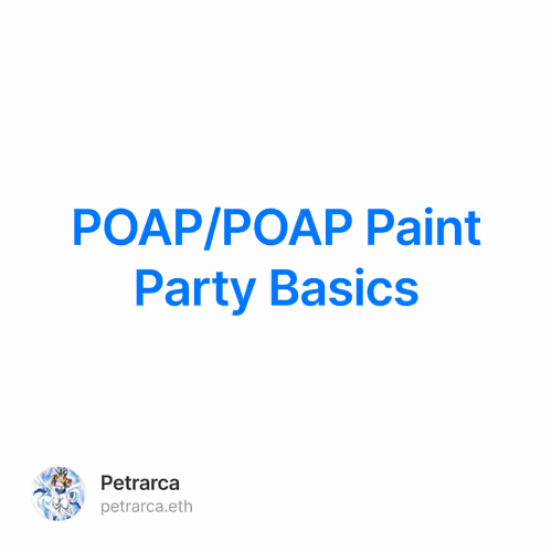 POAP/POAP Paint Party Basics 6/500
