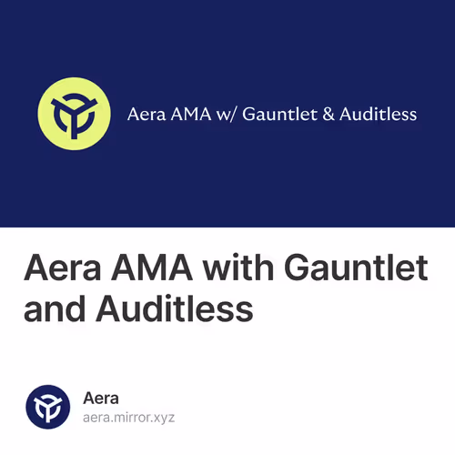 Aera AMA with Gauntlet and Auditless 78/500