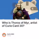 Who is Thoros of Myr, artist of Curio Card 30?