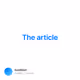 The article