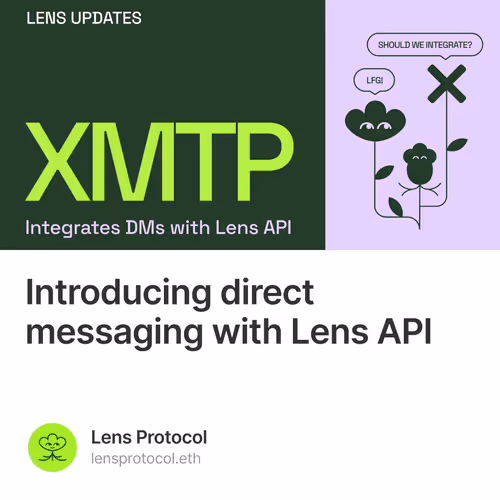 Introducing direct messaging with Lens API 451/500