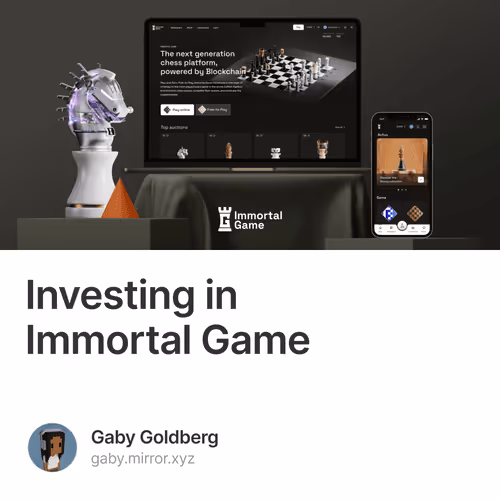 Investing in Immortal Game