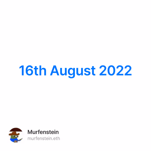 16th August 2022