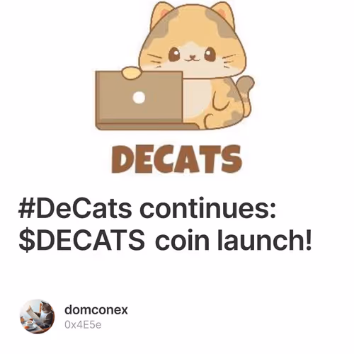 #DeCats continues: $DECATS coin launch! 56