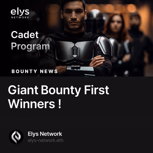 Giant Bounty First Winners ! 17