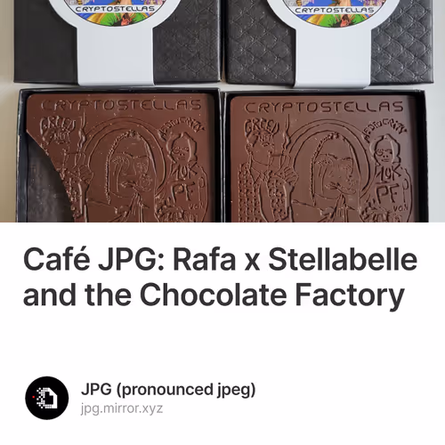 Café JPG: Rafa x Stellabelle and the Chocolate Factory 159/500