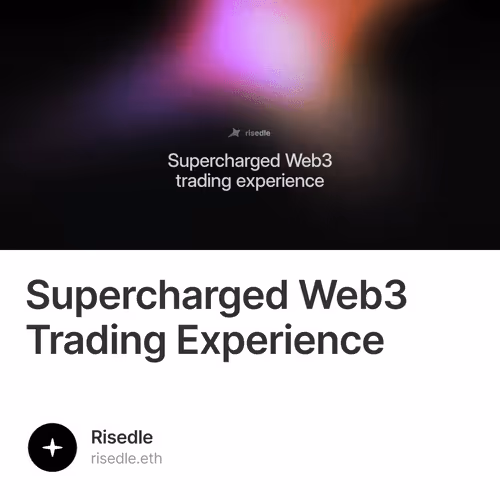 Supercharged Web3 Trading Experience