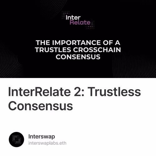 InterRelate 2: Trustless Consensus 123/500