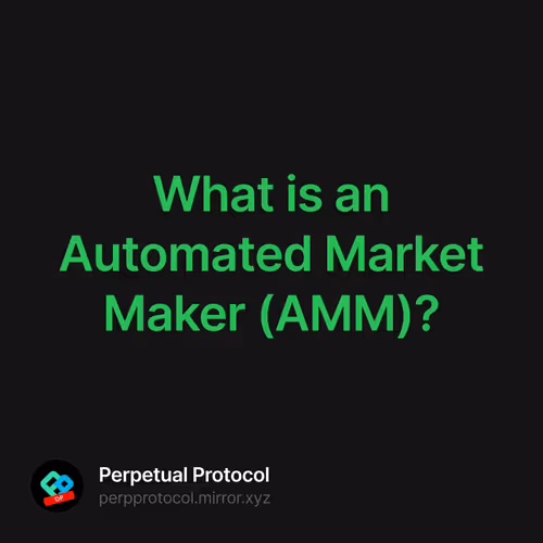 What is an Automated Market Maker AMM