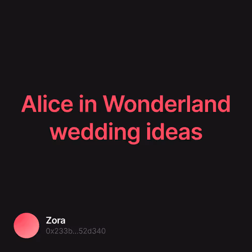 Alice in Wonderland wedding ideas 1/500