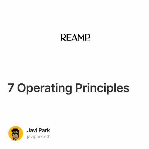 7 Operating Principles