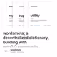 wordsmeta a decentralized dictionary building with web3.0 community.