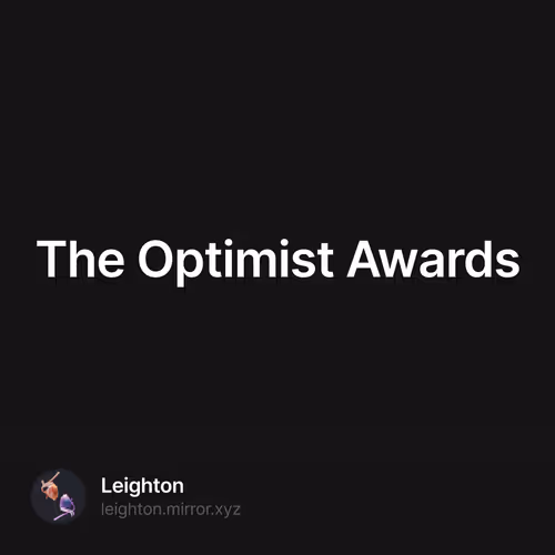 The Optimist Awards 1/100