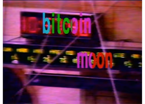 bitcoin moon v a p o r w a v e 