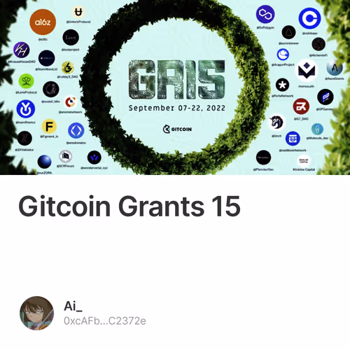 Gitcoin Grants  15