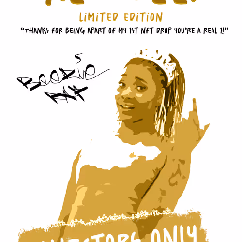 Beezie Rap - The Queen Signed poster