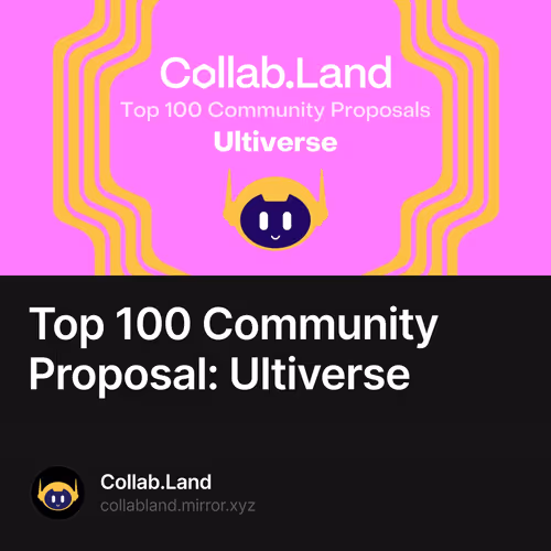 Top 100 Community Proposal: Ultiverse 150/500