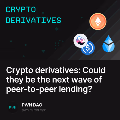 Crypto derivatives: Could they be the next wave of peer-to-peer lending?