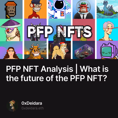 PFP NFT Analysis | What is the future of the PFP NFT?