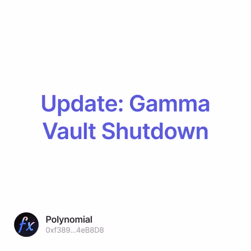 Update: Gamma Vault Shutdown  51/500