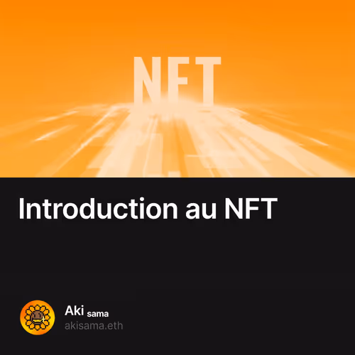 Introduction au NFT 1/10