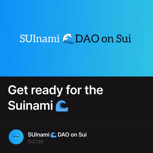 Get ready for the Suinami 🌊 35/500