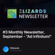 3 Monthly Newsletter September - Ad infinitum