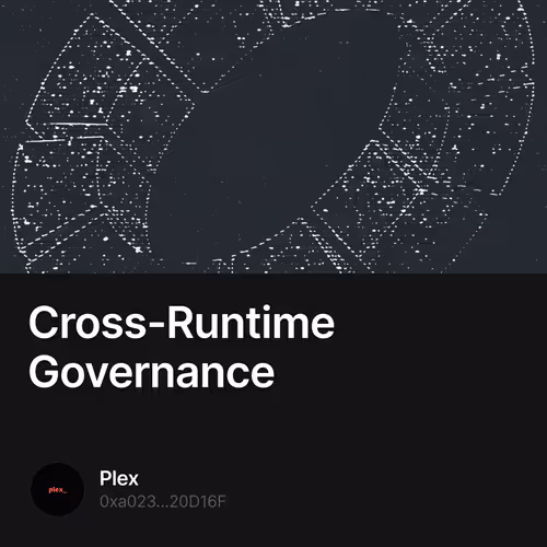 Cross-Runtime Governance