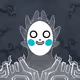Holo Mask : White & Black #2632