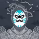 Holo Mask : White & Black #3543