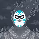 Holo Mask : White & Black #2521