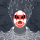 Holo Mask : White & Black #3099