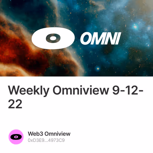Weekly Omniview 9-12-22
