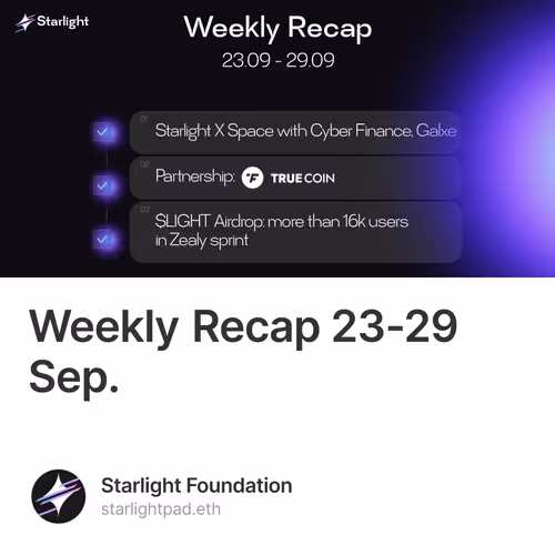 Weekly Recap 23-29 Sep. 481