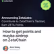 How to get points and maybe airdrop on ZetaChain