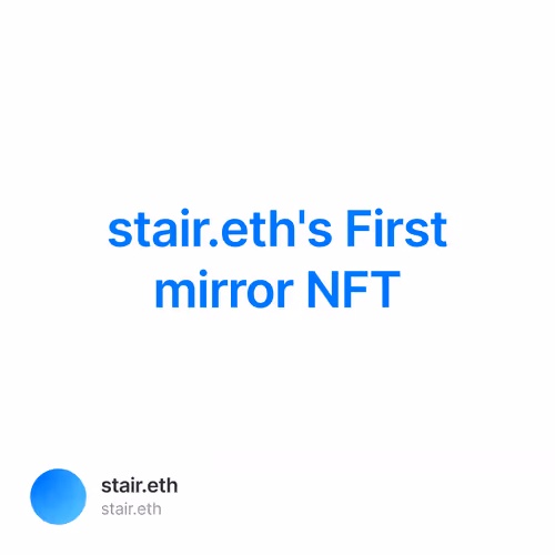 stair.eths First mirror NFT