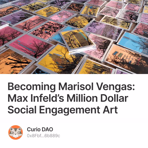Becoming Marisol Vengas Max Infelds Million Dollar Social Engagement Art