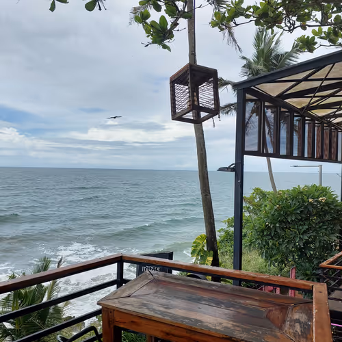 Beach view restaurant