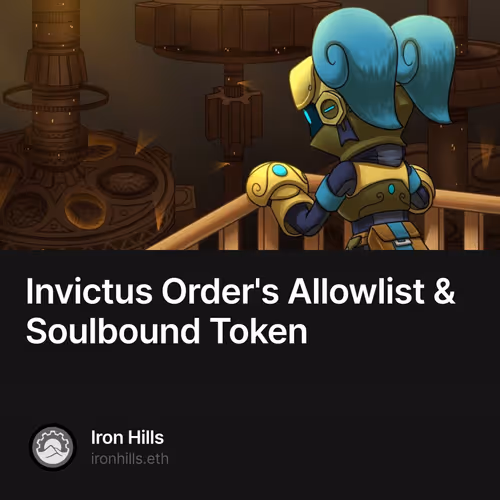 Invictus Order's Allowlist & Soulbound Token 50/500