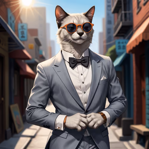Magical Tuxedo Cats by Geodesia