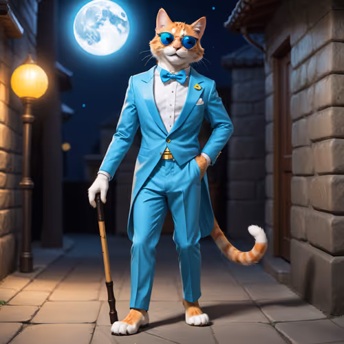 Magical Tuxedo Cats by Geodesia
